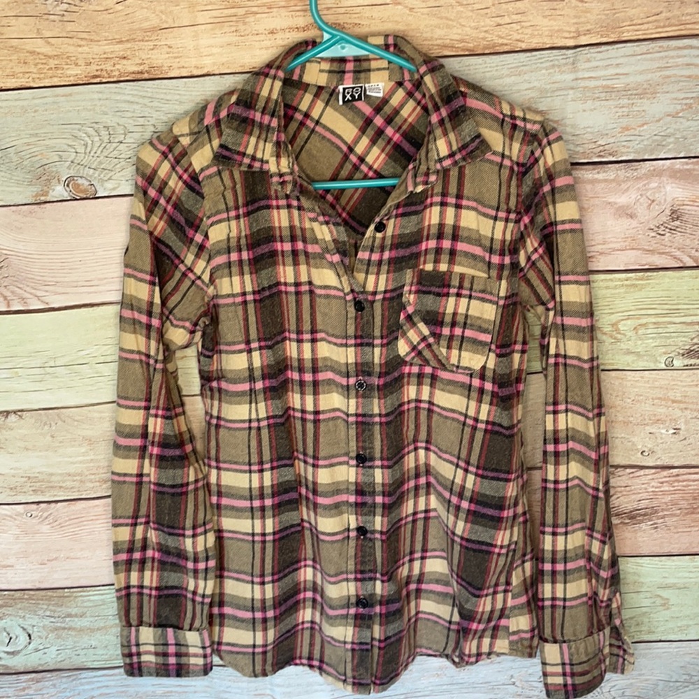 Roxy Plaid Button Down